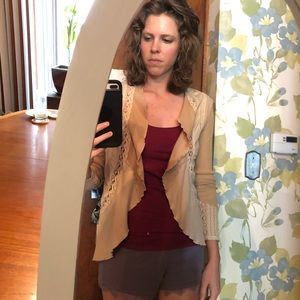 Reba Tan Long Sleeved Top